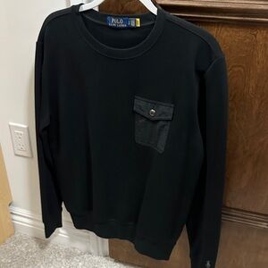 Polo by Ralph Lauren Men's Black Crewneck Sweater - Small, Like New Great Shape